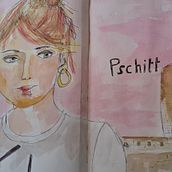 Mon projet du cours : Sketching artistique à l’aquarelle : osez exprimer vos idées. Sketching, Creativit, Drawing, Watercolor Painting, and Sketchbook project by verougier - 07.06.2024