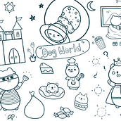 My project for course: Kawaii-Style Story Illustration. Ilustração tradicional, Design de personagens, Ilustração digital, e Mangá projeto de sirinkay_gonwila - 07.07.2024