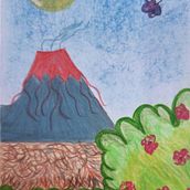 A cor Azul . Traditional illustration project by Camila Damaceno - 07.06.2024