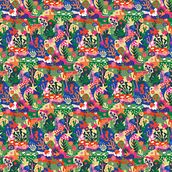 Mein Abschlussprojekt für den Kurs: Illustriertes Musterdesign: Auffällige Vektor-Illustrationen. Traditional illustration, Graphic Design, Pattern Design, and Vector Illustration project by Ayşegül Dere Mercan - 07.07.2024