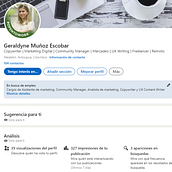 Mi proyecto del curso: LinkedIn: construye tu marca personal. Un proyecto de Br, ing e Identidad, Redes Sociales y Marketing Digital de Geraldyne Muñoz - 03.07.2024