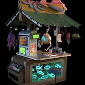 Space Sushi. 3D projeto de Leandro Luz - 07.07.2024