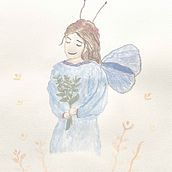 My project for course: Delicate Watercolors for Narrative Illustration. Watercolor Painting project by SOPHEARY TOCH - 07.08.2024