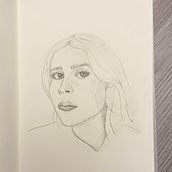 Portrait Sketchbooking: Explore the Human Face. Sketching, Drawing, Portrait Drawing, Artistic Drawing, and Sketchbook project by Monica - 07.08.2024