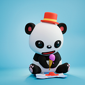 Il mio progetto del corso: Creazione di personaggi 3D con Blender. 3D, Character Design, 3D Modeling, 3D Character Design, and 3D Design project by luca_92_net - 07.08.2024