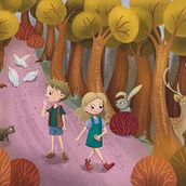 Meu projeto do curso: Histórias infantis ilustradas: personagens e cenários. Traditional illustration, Character Design, Drawing, Digital Illustration, Children's Illustration, Narrative, and Picturebook project by Larissa Galastri - 07.08.2024