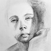 Mein Abschlussprojekt für den Kurs: Realistische Bleistiftporträts: Licht, Schatten und Proportionen. Een project van Traditionele illustratie,  Beeldende kunst,  Schetsen, Tekening met potlood,  Tekening,  Portrettekening,  Artistieke tekening, Anatomisch tekenen y Schilderij van beapedale - 10.07.2024