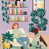 My project for course: Colorful Digital Illustration in Procreate. Traditional illustration, Drawing, Digital Illustration, and Digital Drawing project by Anastasiia - 07.06.2024