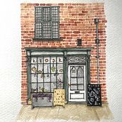 Mi proyecto del curso: Ilustración urbana en acuarela: retrata tu ciudad. Een project van Schilderij,  Tekening, Aquarelschilderen y  Architecturale illustratie van Tatiana Bogota - 08.07.2024