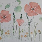 Mój projekt z kursu: Stwórz kompozycję kwiatową akwarelą. Traditional illustration, Fine Arts, Painting, Watercolor Painting, Botanical Illustration, and Naturalistic Illustration project by Elżbieta Łuczkiewicz - 07.09.2024