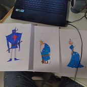 My project for course: Retro Character Design for Animation. Animation, Concept Art, and Traditional illustration project by josueoteropedraza - 07.09.2024