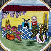 Rheba's project for course: Introduction to Botanical Embroidery. Embroider, and Textile Design project by Rheba - 06.29.2024