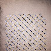 Mi proyecto del curso: Introducción al bordado japonés sashiko. Embroider, Fiber Arts, DIY, Upc, cling, and Textile Design project by paulaerro - 06.15.2024