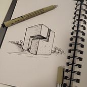 Architectural sketch. Un projet de Architecture, Pa, sagisme , et Architecture d'intérieur de Golda Giladi - 08.07.2024