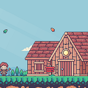 My project for course: Creation of Pixel Art Scenes for Video Games. 2D Animation, 3D Animation, Video Games, Pixel Art, Game Design, and Game Development project by Sirisak Rattanaprathum - 07.10.2024
