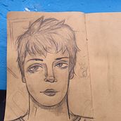 Mi proyecto del curso: Sketchbook de retrato: explora el rostro humano Alejandra Arango. Projekt z dziedziny Sketching,  R, sunek, Portret,  R, sunek art, st, czn i Sketchbook użytkownika malejaarango1 - 09.07.2024