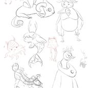 Mi proyecto del curso: Ilustración de personajes adorables inspirados en la naturaleza. Character Design, Drawing, Digital Illustration, and Digital Drawing project by gabrielaleon522 - 07.10.2024
