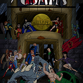 Death of Superman. Comic, and Digital Illustration project by dvdsa223 - 05.30.2024