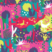 My project for course: Illustrated pattern design: Eye catching vector illustrations. Un progetto di Illustrazione tradizionale, Graphic design, Pattern design e Illustrazione vettoriale di Kim Kenney - 10.07.2024