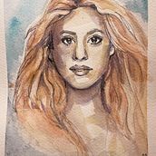 My project for course: Artistic Portrait with Watercolors. Fine Arts, Painting, Watercolor Painting, and Portrait Drawing project by info - 07.11.2024
