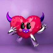 My project for course: Playful Creature Design in Cinema 4D. Projekt z dziedziny 3D i Animowana Ilustracja użytkownika Tanya Zherekhova - 11.07.2024