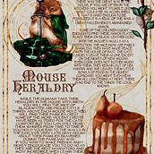 Mouse Heraldry. Traditional illustration, Character Design, Game Design, and Concept Art project by Monica Michelle - 02.06.2024