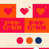 Popcorn. Graphic Design, Br, ing, Identit, and Logo Design project by Ana Blázquez Herrero - 07.11.2024