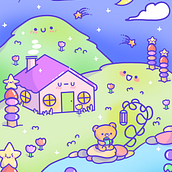 Il mio progetto del corso: Creazione di mondi kawaii: dai gioia con l'illustrazione. Character Design, Digital Illustration, and Manga project by Silvia Schenetti - 07.11.2024