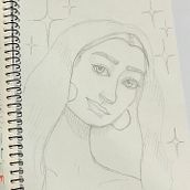 Meu projeto do curso: Caderno de retratos: explore o rosto humano. Sketching, Drawing, Portrait Drawing, Artistic Drawing, and Sketchbook project by Gabi Tedeschi - 07.12.2024
