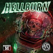 Album art for Hellburn. Design, Music, Digital Illustration, and Art Direction project by Mayte C. Goñi - 05.01.2024