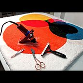 Mi proyecto del curso: Técnica tufting para la creación de alfombras. Un progetto di Artigianato, Interior Design, Fiber Art, DIY e Textile Design di Luz Maturana - 12.07.2024
