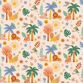 My project for course: Designing for Kids: Create Playful Patterns. Traditional illustration, Product Design, Pattern Design, Digital Illustration, and Children's Illustration project by Lauriane Bohémier - 07.13.2024