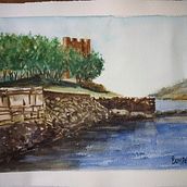 Mi proyecto del curso: Pintura de paisajes realistas con acuarela. Fine Arts, Painting, Sketching, Watercolor Painting, and Naturalistic Illustration project by Rafa Lampón - 07.13.2024