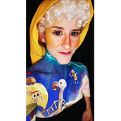 Bodypaint One Piece . % nievesortega95 tarafından hazırlanan Tablo, Yaratıcılık, Ve Makyaj projesi - 10.31.2022