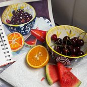My project for course: Gouache Painting: Create Vibrant Works of Art. Fine Arts, Painting, Color Theor, and Gouache Painting project by helengo40 - 07.13.2024