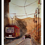 Mi proyecto del curso: Pintura expresiva con acuarela: crea ilustraciones cautivadoras. Fine Arts, Painting, and Watercolor Painting project by Carlos Rangel - 11.25.2024