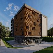 Mi proyecto del curso: Modelado de edificios paramétricos con Revit. Un projet de 3D, Architecture, Architecture d'intérieur, Modélisation 3D, Architecture numérique , et ArchVIZ de Pablo Torres Duque - 11.07.2024