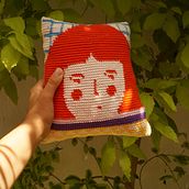 Mi proyecto del curso: Tapestry: técnica de crochet para dibujar con hilos. Accessor, Design, Pattern Design, Fiber Arts, DIY, Crochet, and Textile Design project by alanyanezmora - 07.14.2024
