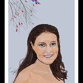 Mi proyecto del curso: Cynthia, Ein Projekt aus dem Bereich Traditionelle Illustration, Vektorillustration, Digitale Illustration und Porträtzeichnung von franksg4451 - 15.07.2024