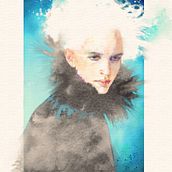 My 2nd project for course: Illustration Techniques with Digital Watercolor. Un proyecto de Ilustración tradicional, Ilustración digital, Pintura a la acuarela, Dibujo digital, Pintura digital, Sketchbook, Ilustración de moda					, Bellas Artes, Bocetado, Dibujo, Diseño de carteles, Dibujo de Retrato, Dibujo realista y Dibujo artístico de Melissa Bateman - 15.07.2024