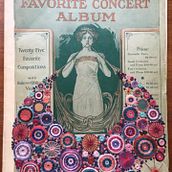 “Concert album”, bordado sobre papel. Embroider, and Creativit project by Daniel Herrera - 07.15.2024