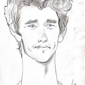 My project for course: Caricature Portrait with Graphite. Traditional illustration, Drawing, and Portrait Drawing project by dasha_bonet - 07.15.2024