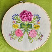 Mi proyecto del curso: Técnica de bordado con paso atrás. Un projet de Broderie , et Design textile de Sandra Uribe Pérez - 15.07.2024