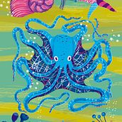 Mi proyecto del curso: Ilustración digital con texturas en Photoshop. Un proyecto de Ilustración tradicional e Ilustración digital de Ivana Juanatey - 13.07.2024