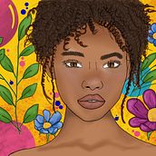 My project for course: Illustrated Portraits: Adobe Fresco for Beginners. Digital Illustration project by Carol Maria Martinez - 07.14.2024