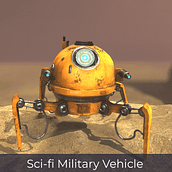 Sci-Fi Military Vehicle. 3D, e Modelagem 3D projeto de salvadorppena - 16.07.2024