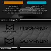 Som-Num | Colchones Inteligentes. Un progetto di Design, Br, ing, Br, identit, Graphic design e Design di loghi di Dahyner Mosquera - 16.07.2024