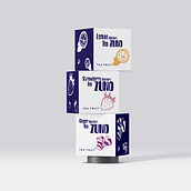 zuno - tea fruit branding. Packaging, Drawing, and Poster Design project by Thuy Phuong - 07.16.2024