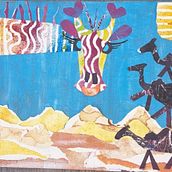 MAGIA EN EL DESIERTO Y EN LA CIUDAD AZUL. Un progetto di Illustrazione tradizionale, Collage, Papercraft, Illustrazione infantile, Creatività con i bambini e Narrativa di marian_segura - 16.07.2024