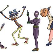 Mi proyecto del curso: Fábrica de personajes ilustrados. Traditional illustration, Character Design, Digital Illustration, Children's Illustration, and Narrative project by Toni Ruiz - 07.16.2024